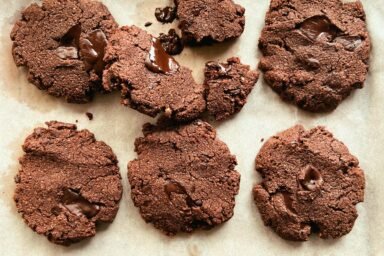 double chocolate brownie cookies