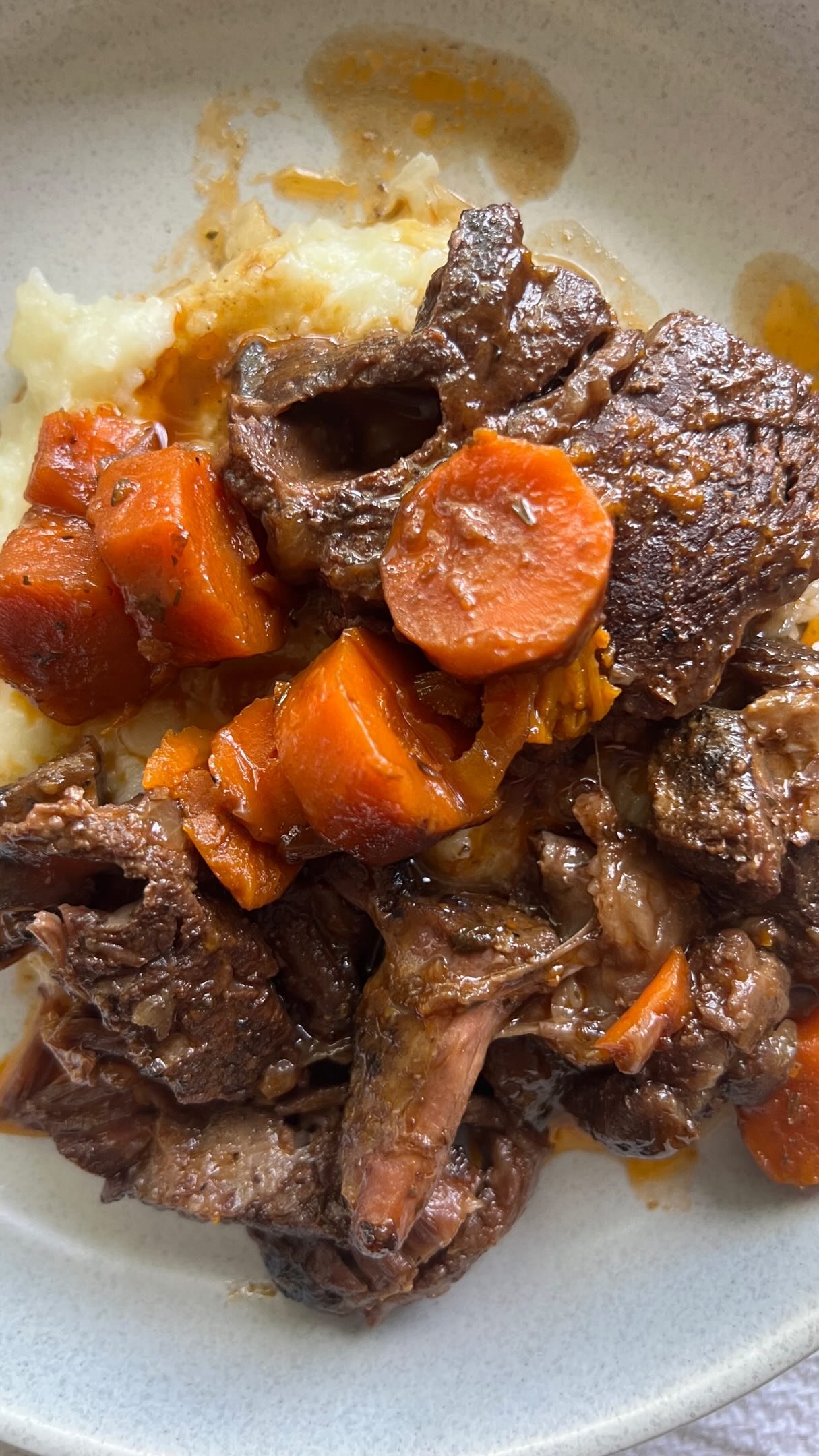 now imagine this meal with the rain hitting against the windows 🌧️🌧️🌧️ (aka me currently) 

i just found beef short ribs on sale so you know it’s about to go down 🫢🍖 this is a slow cooked meal in a dutch oven, the recipe is part of my ebook which includes 30 grain free & refined sugar free recipes for dinner, dessert and beyond📓

comment “ebook” and i’ll send you the link to grab your own copy ✨worth it for this recipe alone 👌