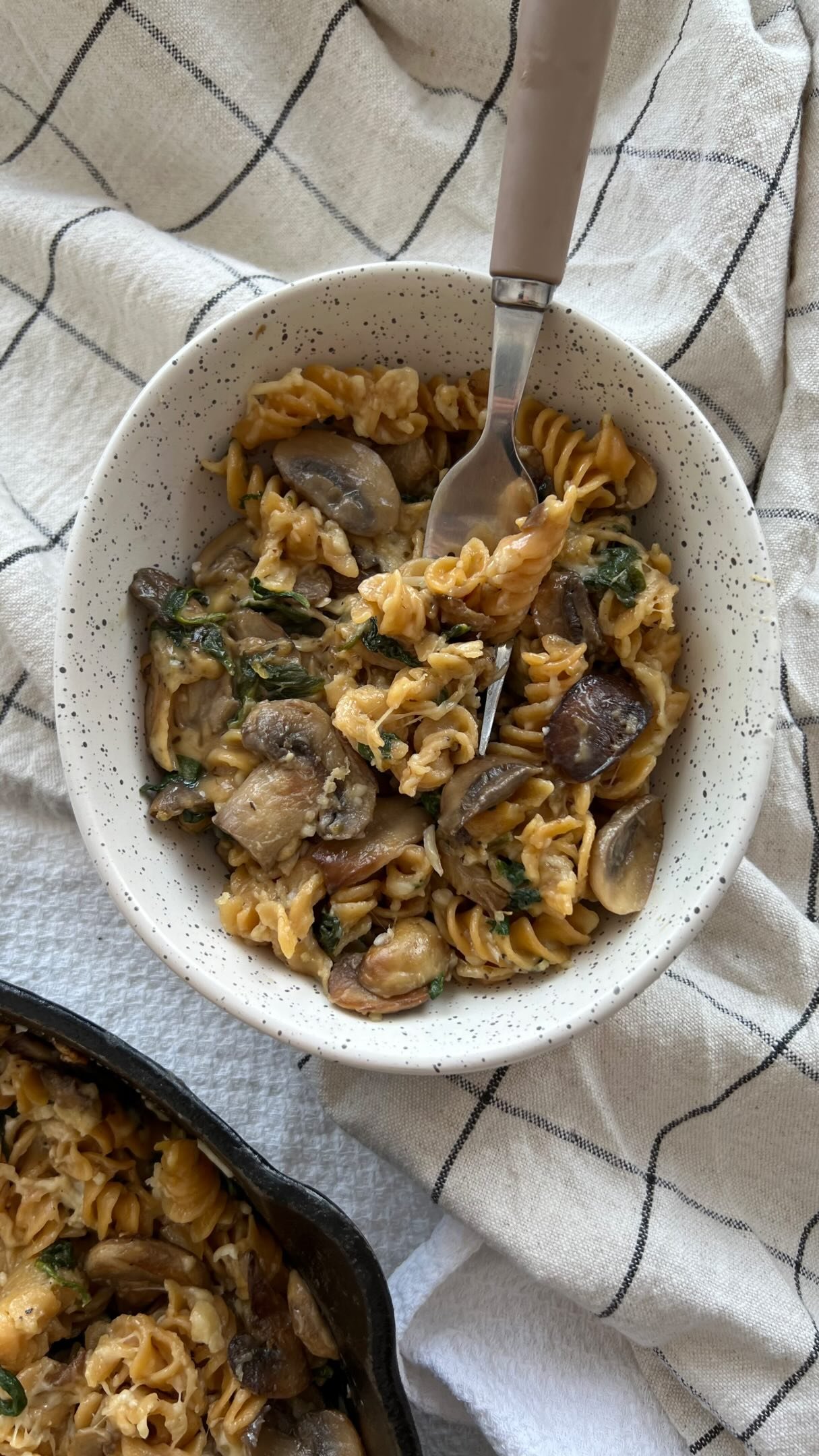 sometimes you need a comfort meal on a grey and cloudy tuesday afternoon ☁️☁️☁️🙃 

and this one happens to be nourishing and grain free. lentil pasta with spinach, mushrooms and parmesan for the perfect bite 🤝

comment “recipe” below and i’ll send the recipe your way 💌