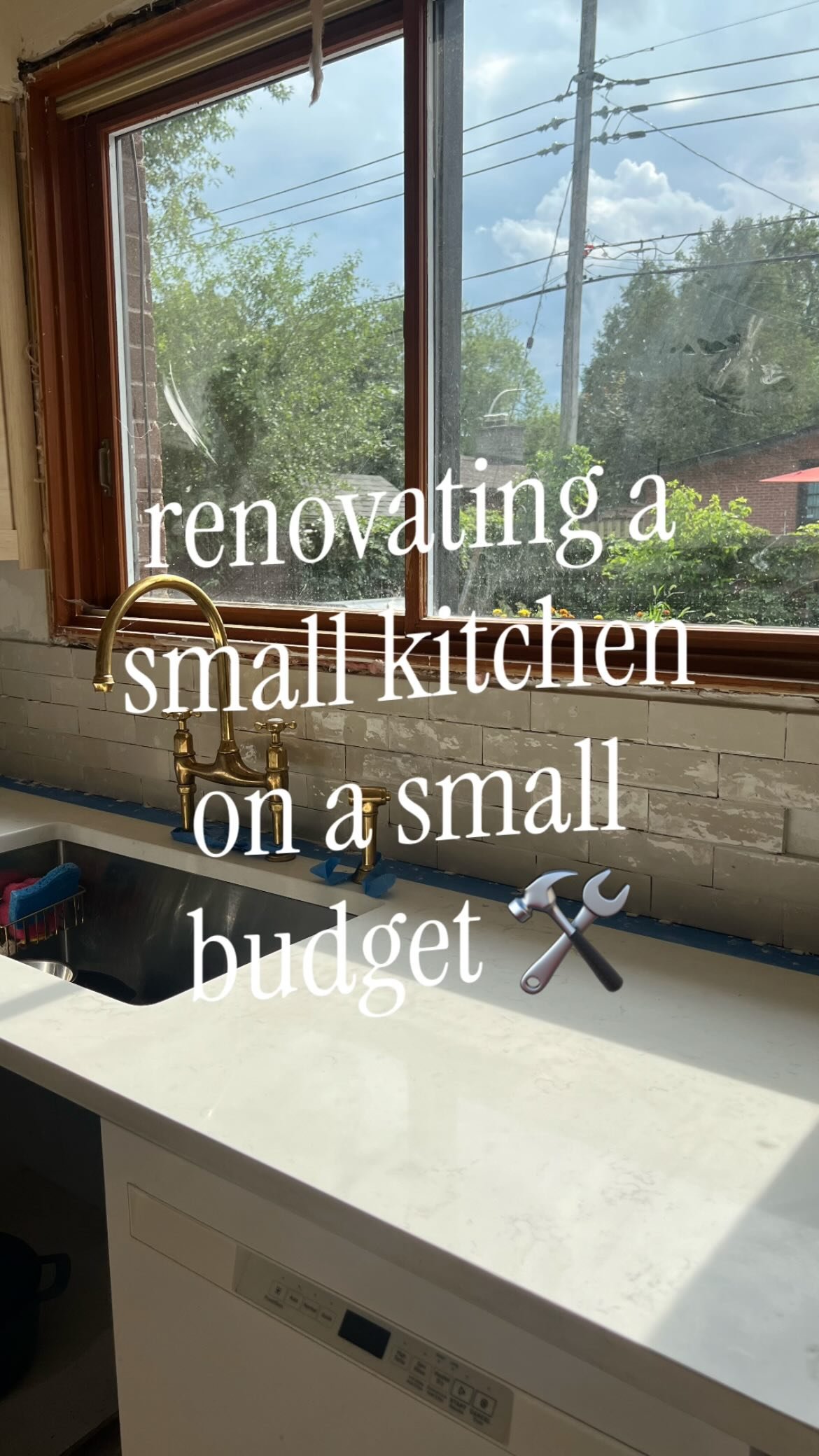 part 11 | renovating a small kitchen on a small budget

OMG HIIII yes i am still renovating my kitchen ty for asking 🥲 but it has to be a good sign if im making video content out of it again???!! right??? 🧐 we did take a break and do some other things, which included not renovating the kitchen and also not renovating the kitchen. is a kitchen renovation slump a worldwide phenomena or just us? 

we DID change our chandelier which was exciting, we actually found the one we installed in our crawl space so it feels very appropriate to the space. but royal has been working hard on the backsplash so i figured let’s do an update!!! we can see the finish line kinda 🏁 the backsplash is looking amazing, it needs to be grouted still, then it’s cabinet doors (we keep pushing those back lolll) and tiling the hood vent. and then the little pantry area. and then we’re done?? minus all the painting i have to do becuz thats where i can actually help. although i did hand royal like 5-10 tiles for the backsplash 🤝 

follow along to see the slowest kitchen renovation of all time come together!! but it’s my dream kitchen so idc 🙂‍↔️every piece that goes in and becomes more complete is another sigh of relief that i chose the right thing/ i love what i chose 😇

small kitchen • kitchen renovation • small kitchen reno • home renovation series