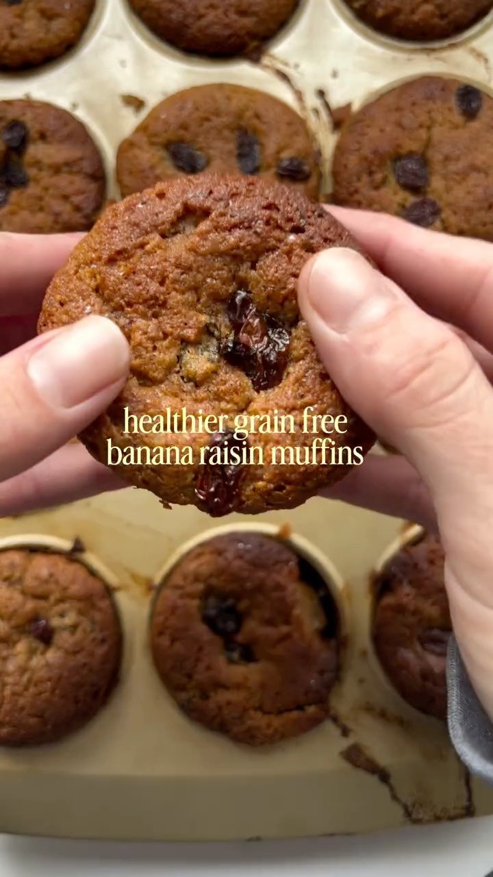 grain free & refined sugar 🍌💌

#bananamuffins #almondflour #grainfree #refinedsugarfree