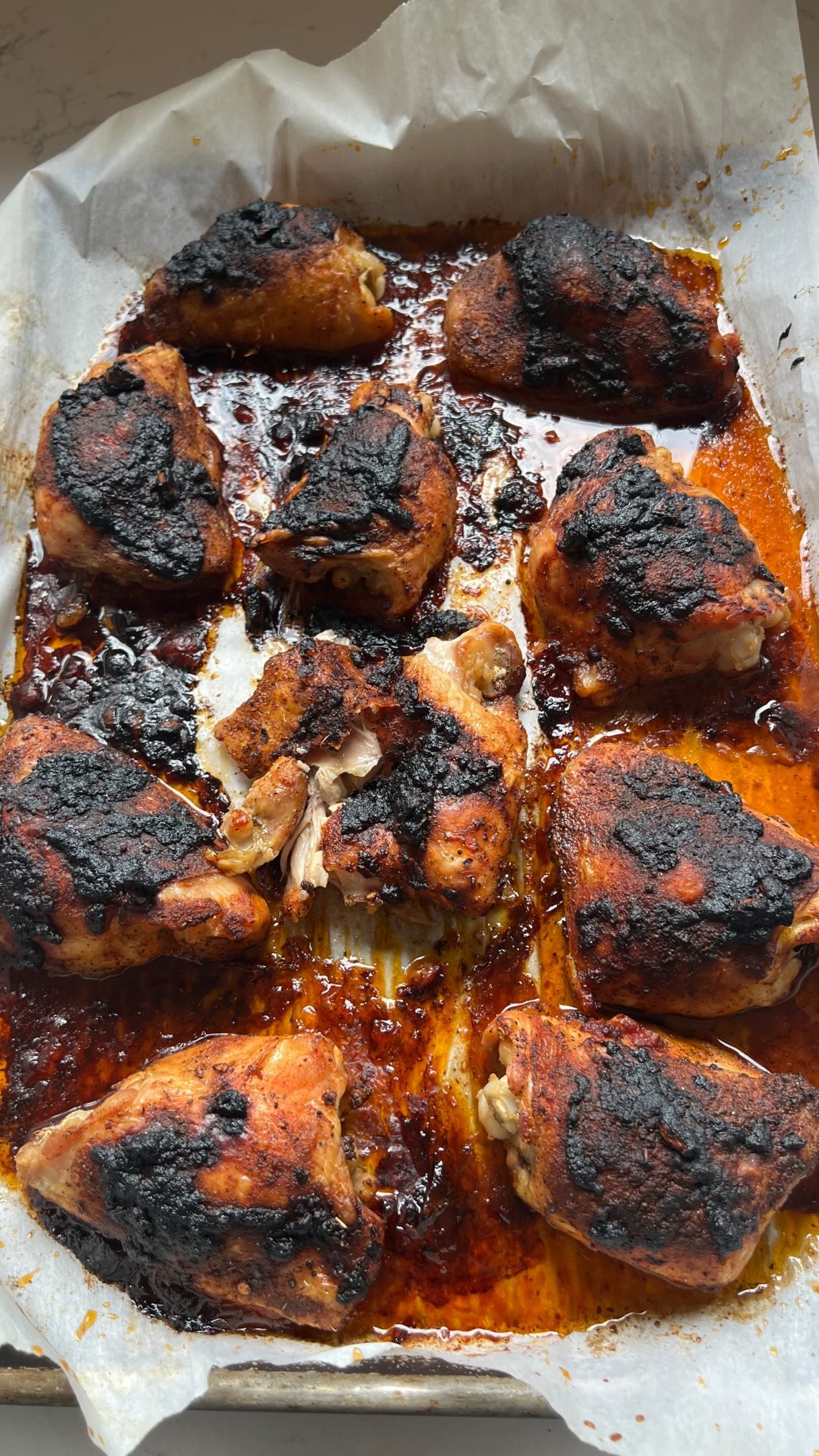 chicken thigh gang ✌️

homemade chicken • crispy chicken thighs • meal prep