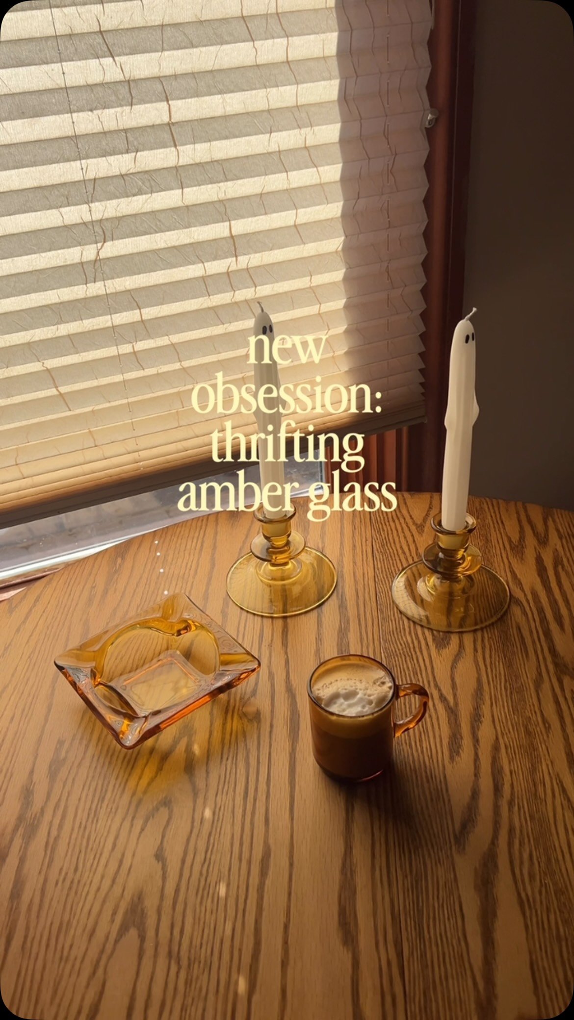 adding to my collection w every thrift store visit 🫡🌙💛

amber glass • vintage ashtray • vintage 70s • anchor hocking ashtray • duralex mug • thrifted