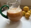 homemade peach lemonade (refined sugar free version)